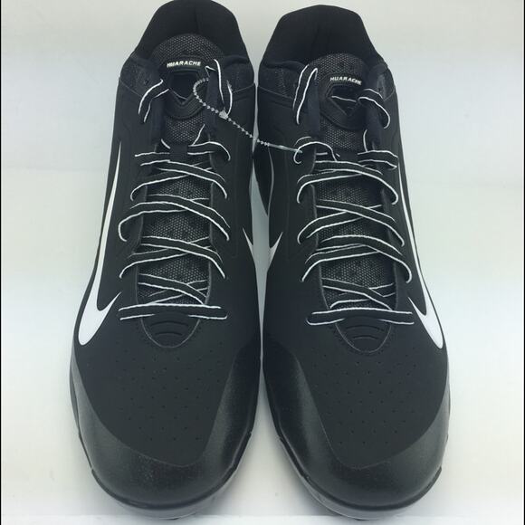 Nike Size 14 Huarache Pro Low Black White Baseball Cleats Brand new main image 3
